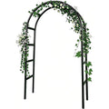 7.8ft Metal Garden Arch Trellis