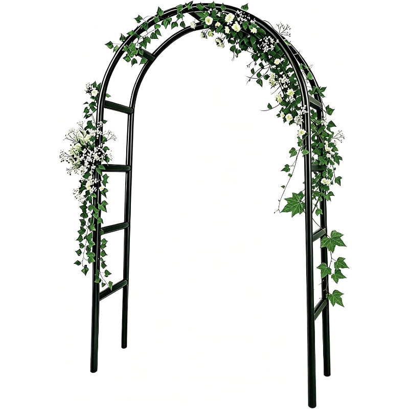 7.8ft Metal Garden Arch Trellis