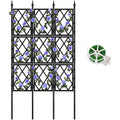 63 Inch Iron Pipe Garden Trellis