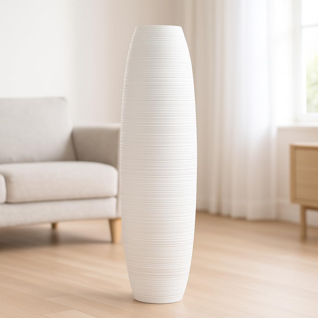 Mango Wood Large Floor Vase