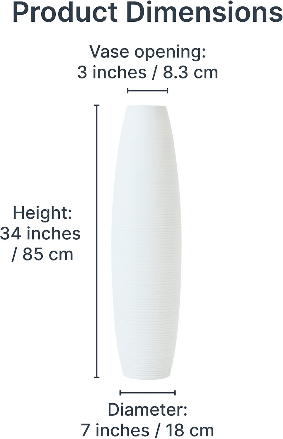 Mango Wood Large Floor Vase