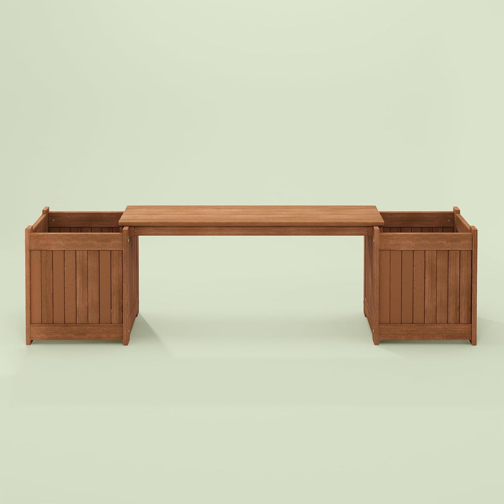 Natural Aloe Outdoor Planter Bench