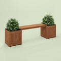 Natural Aloe Outdoor Planter Bench