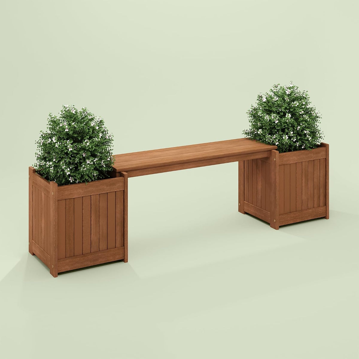 Natural Aloe Outdoor Planter Bench