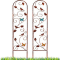 2‑Pack Heavy‑Duty Iron Arch Garden Trellis
