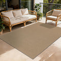 Faux Jute Woven Washable Area Rug
