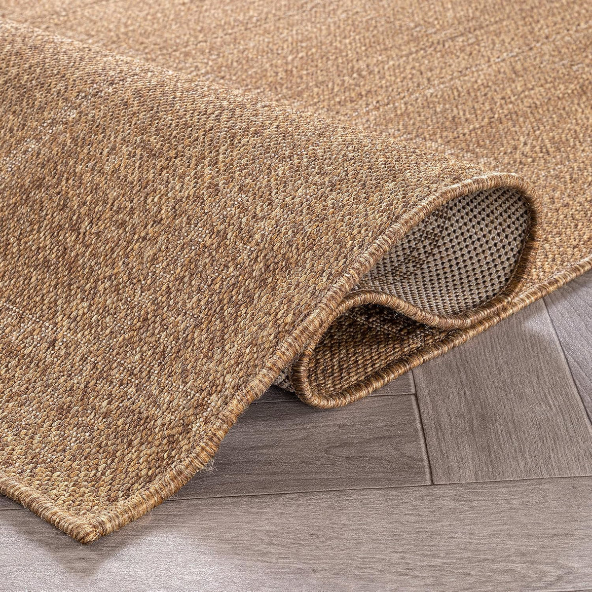 Modern Sand Jute‑Style Area Rug