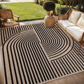 Washable Non‑Slip Jute Area Rug