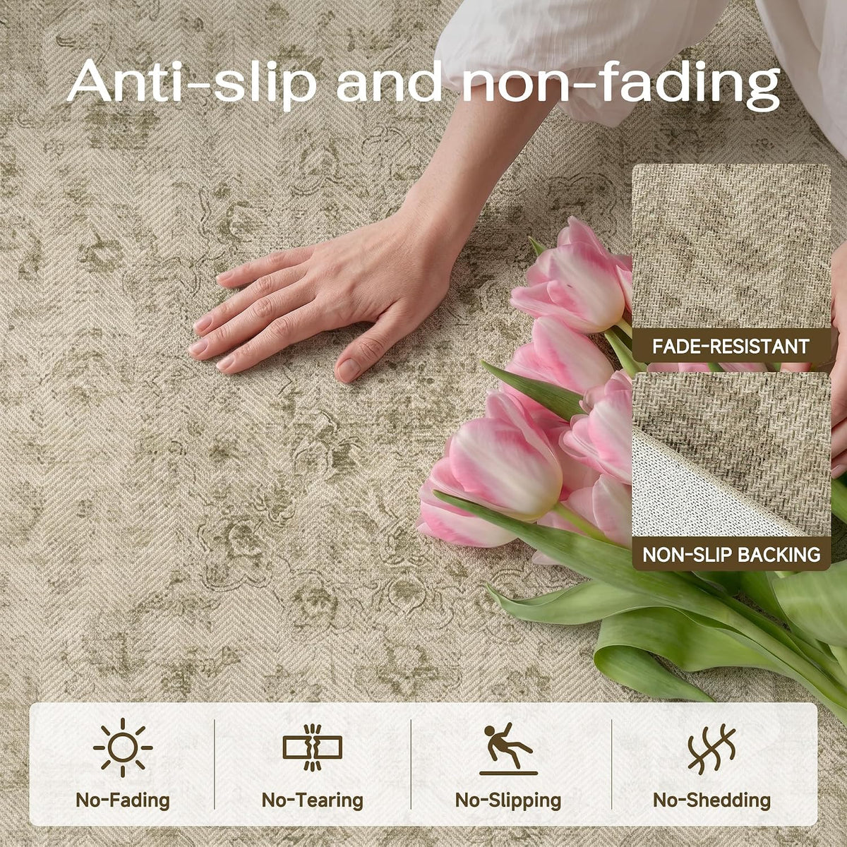 6x9 Beige Neutral Jute Area Rug