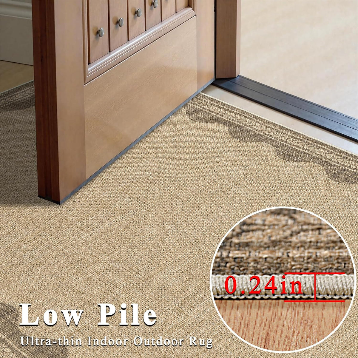 Neutral Jute Outdoor Rug